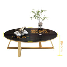 Muatkan imej ke dalam penonton Galeri, Yunus Oval Minimalist Coffee Table
