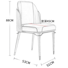 Muatkan imej ke dalam penonton Galeri, Mathis Designer Class PU Dining Chair
