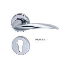 将图片加载到图库查看器，IRANZO Solid Brass Lever Handle on Rose 5004A
