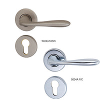 将图片加载到图库查看器，IRANZO Solid Brass Lever Handle on Rose 5024A
