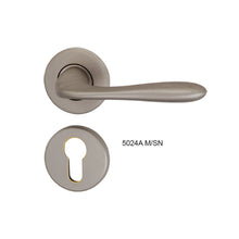 将图片加载到图库查看器，IRANZO Solid Brass Lever Handle on Rose 5024A
