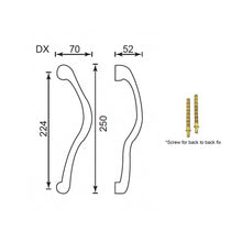 Muatkan imej ke dalam penonton Galeri, FRASCIO Solid Brass Pull Handle - 506-PAVONE-IB

