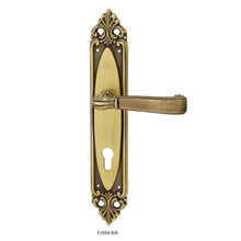 将图片加载到图库查看器，IRANZO Solid Brass Lever Handle On Plate 5165A
