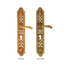将图片加载到图库查看器，LIBRA Solid Brass Lever Handle on Plate 5217
