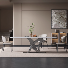 Muatkan imej ke dalam penonton Galeri, Howell Exquisite Italian Lluxury Modern Sintered Stone Dining Table
