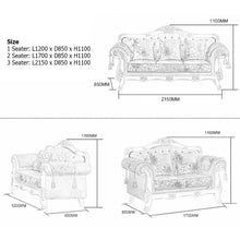 将图片加载到图库查看器，Wendel European Design Fabric Sofa

