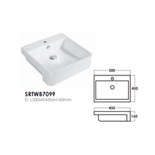 Load image into Gallery viewer, SORENTO Semi Recessed Basin

