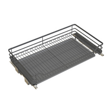 Load image into Gallery viewer, MIRAI Four Pull Out Basket With Undermount Soft Closing Slide - Dark Grey
