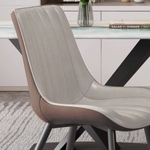 Muatkan imej ke dalam penonton Galeri, Pacheco PU Leather Cushion Luxury Dining Chair
