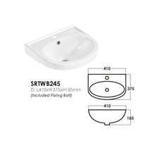Muatkan imej ke dalam penonton Galeri, SORENTO Wall Hung Basin
