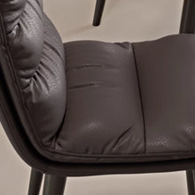 Muatkan imej ke dalam penonton Galeri, Macy PU Leather Cushion Modern Dining Chair
