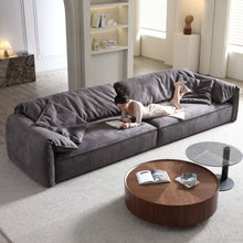 将图片加载到图库查看器，Eleanor Elephant Ear New Modern Linear Fabric Sofa
