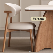 Muatkan imej ke dalam penonton Galeri, Herrera Solid Wood Sintered Slab Dining Table
