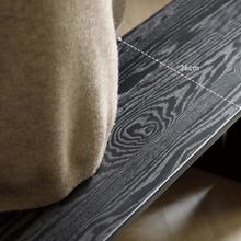 Load image into Gallery viewer, Zaid Luxury Wood Fabric Long Bench
