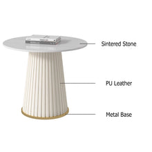 Muatkan imej ke dalam penonton Galeri, Gibson Pleated Round Coffee Table
