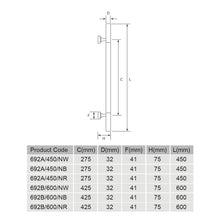 Muatkan imej ke dalam penonton Galeri, EVERGREEN Wood &amp; Stainless Steel Combination Pull Handle 692
