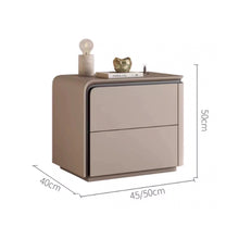 Load image into Gallery viewer, Rangel Side Curve Wood Bedside Table
