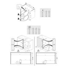 Load image into Gallery viewer, HETTICH Salso Corner Unit Swivel Pull-Out
