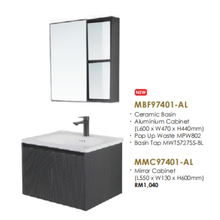 Muatkan imej ke dalam penonton Galeri, MOCHA Honeycomb Bathroom Furniture
