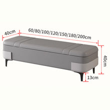 Load image into Gallery viewer, Lambert Tech Fabric Dual Tone Storage Bench
