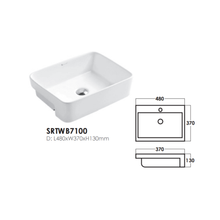 Load image into Gallery viewer, SORENTO Semi Recessed Basin
