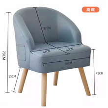 Muatkan imej ke dalam penonton Galeri, Stacey Short Chair Space Saving Lounge Furniture
