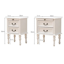 Load image into Gallery viewer, Webster Solid Wood European Bedside Table
