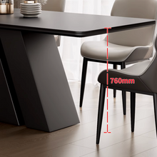 Muatkan imej ke dalam penonton Galeri, Marwa Z Design Leg Sintered Stone Dining Table
