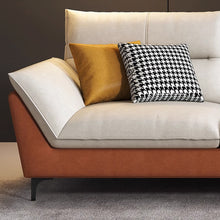 Load image into Gallery viewer, Livingston Tech Fabric Dual Tone Latex Sofa Ottoman
