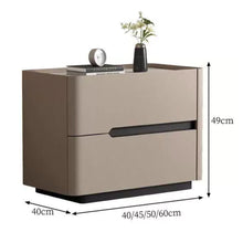 Load image into Gallery viewer, Dario Sintered Stone Top Bedside Table
