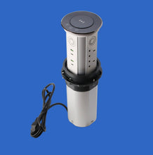 将图片加载到图库查看器，Smart Pop-Up Desk Socket – Waterproof 16A EU Outlet with Electric Lift
