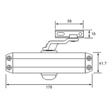 Muatkan imej ke dalam penonton Galeri, ATENA 78 Exposed Door Closer
