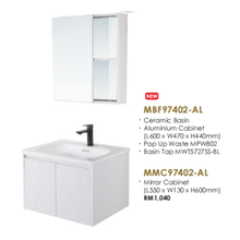 Muatkan imej ke dalam penonton Galeri, MOCHA Honeycomb Bathroom Furniture
