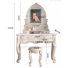 Load image into Gallery viewer, Larry European Design Dressing Table Set 0.6m to 1m
