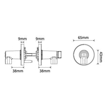 Muatkan imej ke dalam penonton Galeri, ARMOR Signature Door Ironmongery Key Lock Knob
