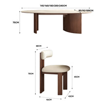 Muatkan imej ke dalam penonton Galeri, Gregory Teardrop Vintage Style Family Dining Table
