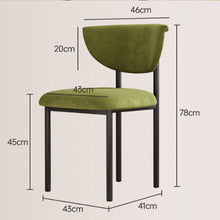 将图片加载到图库查看器，Jade Premium Velvet Fabric Dining Chair
