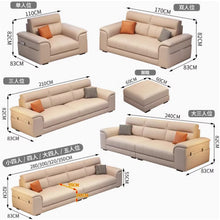 Load image into Gallery viewer, Willow High Tech Fabric Side Pocket Sofa

