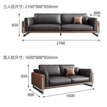 Load image into Gallery viewer, Jenkins Leather Luxury Office Lounge Sofa
