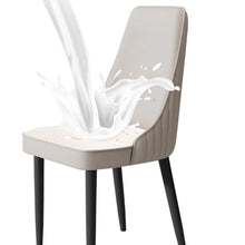 Muatkan imej ke dalam penonton Galeri, Andrews Modern PU Leather Backrest Dining Chair
