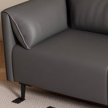 Muatkan imej ke dalam penonton Galeri, Bilal Low Back Rest Lazy Pet Friendly Leather Sofa
