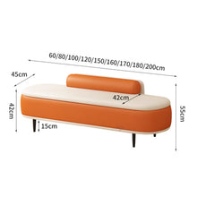 将图片加载到图库查看器，Milly Celebrity Fitting Room Pet Friendly PU Leather Bench
