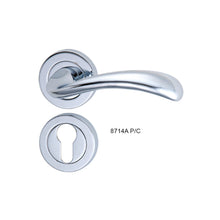 将图片加载到图库查看器，IRANZO Solid Brass Lever Handle on Rose 8714A
