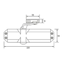 将图片加载到图库查看器，ATENA 88 Exposed Door Closer

