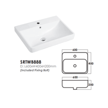 Muatkan imej ke dalam penonton Galeri, SORENTO Wall Hung Basin
