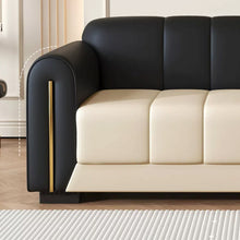 Muatkan imej ke dalam penonton Galeri, Mcleod Trendy Low Backrest Leather Sofa
