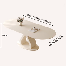 将图片加载到图库查看器，Simpson Off White Cream Influencer Dining Table
