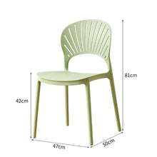 Muatkan imej ke dalam penonton Galeri, Shaffer Cutout Back Stackable Party Dining Chair
