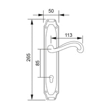 Muatkan imej ke dalam penonton Galeri, MESTRE Basic Series Solid Brass Lever Handle On Plate 9300
