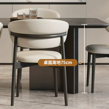 将图片加载到图库查看器，Arron Sintered Stone Full Support Base Dining Table
